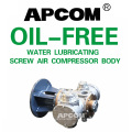 APCOM camion perforadora del pozo de agua brushless 17m3 min (600cfm) air compressor for charcoal powder flyash painter